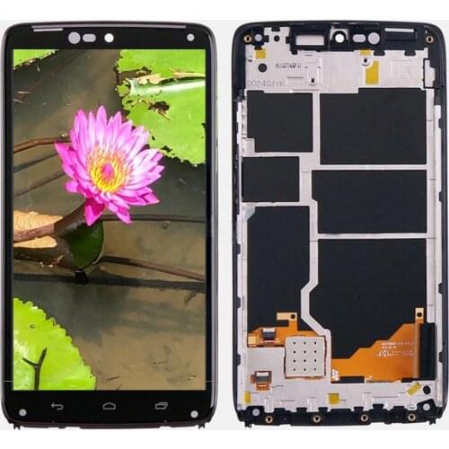 AAA Quality For Motorola Moto Droid Turbo LCD XT1254 XT1225 Display Touch Screen Digitizer Assembly Replace For Moto Maxx LCD