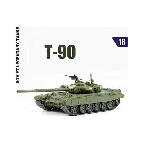 1:43 Former Soviet Russian Weapon Tank WWII Tank WWII Souvenir Collection Tank Model T-90 T-72 and other T series tank