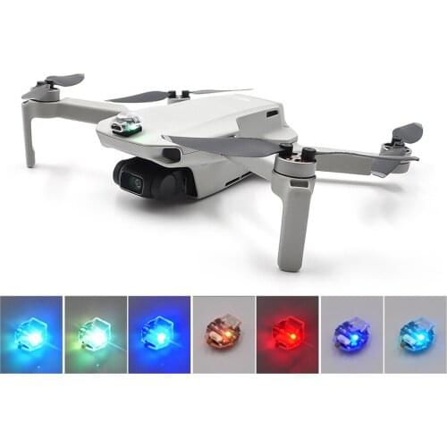 1Pcs Mini Colorful Chargeable LED Light Drone Navigation Flashing Signal Warning Light for DJI Mavic Air 2 Mavic Mini FIMI X8 SE