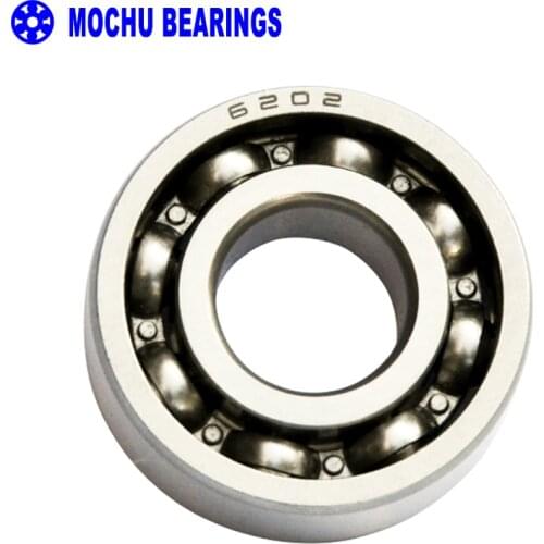 10pcs bearing 6202 15x35x11 MOCHU Open Deep groove ball bearings Single row High Quality bearings
