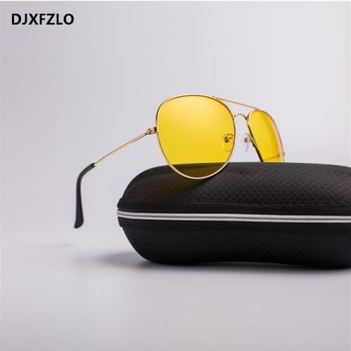 2018 New Arrival Mens Sunglasses Car Driver Glasses Night Driving Sunglasses Men Women Shades Pilot Sunglass Male Female Night
