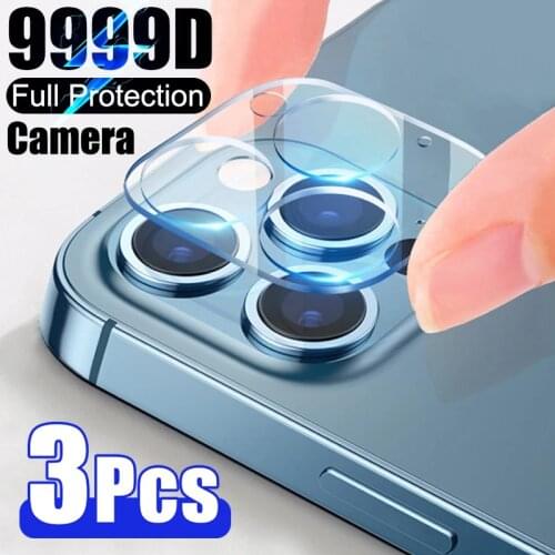 3PCS Camera Lens Tempered Glass for iPhone 12 Pro Max Mini XR XS X Camera Screen Protector for iPhone 11 7 8 6 6S Plus SE2 Glass