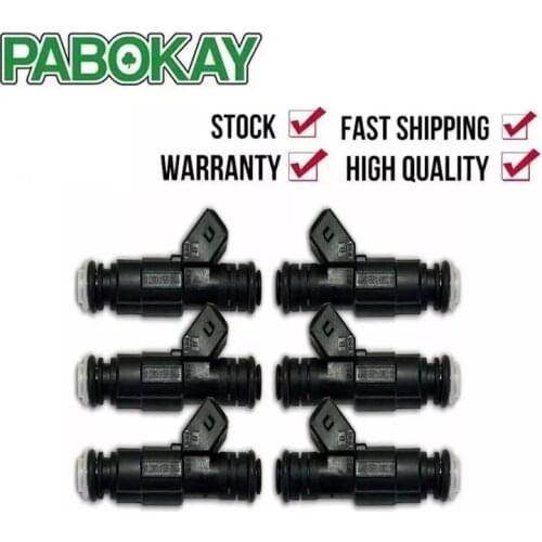 6 Pieces X FOR FORD FUEL INJECTORS - FALCON AU 4.0L FAIRLANE LTD 3.8L 0280155844