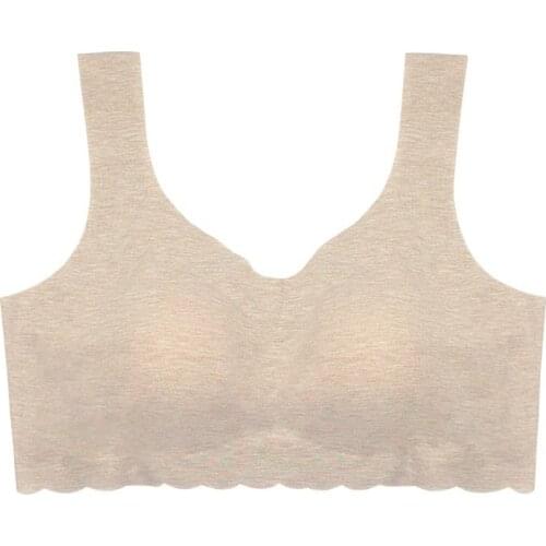 One Piece Seamless Bralette Bra Women Push Up Underwear With Removable Padded Bras Plus Size Lingerie Feminina