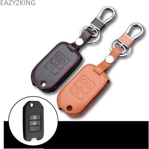 EAZYZKING Car-styling Key Cover Keychain Case for Honda CRV Accord Odeysey Crosstour Civic JADE Crider Spirior ,auto accessories