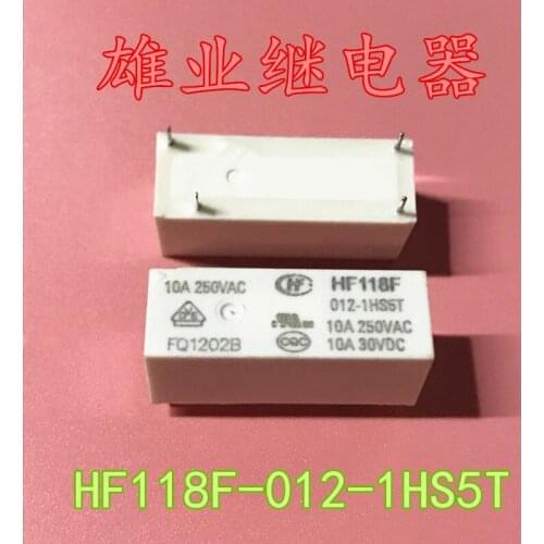 HF118F-012-1HS5T Relay JQX-118F-012-1HS5T 4PIN