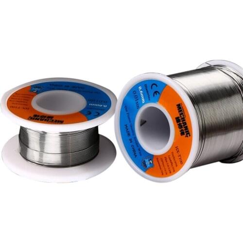 MECHANIC HX-100 55g 63%/37% Sn/Pb Rosin Core 183℃ Melting Point 0.2mm To 1.2mm Solder Wire Welding Flux 1.0-3.0% Iron Cable Reel