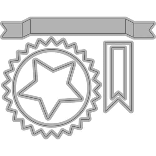 2021 AliliArts Metal Cutting Dies Winners ribbon set diy Scrapbooking Photo Album Decorative Embossing PaperCard Crafts Die