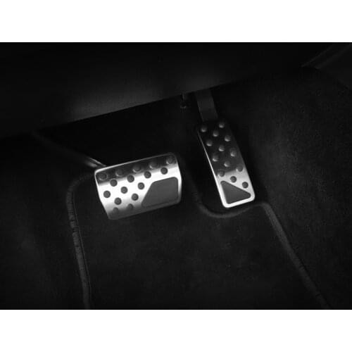 Stainless Steel Car Accessories Gas Brake Foot Rest Pedal For Jeep Grand Cherokee 2010-2017 2018 Dodge Durango Modified Metal