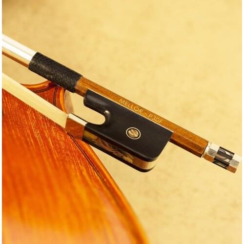 Pernambuco French Double Bass Bow 4/4 Size Natural White Horse Hair MELLOR Professional P30F
