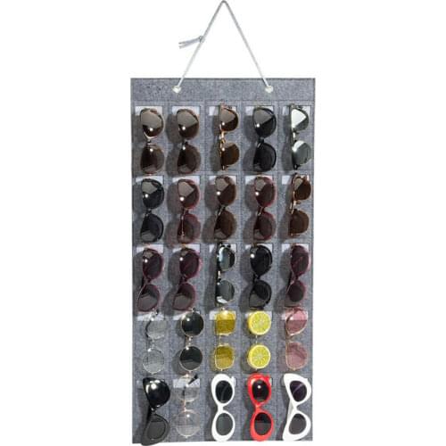 15 Slot Eyewear Stand Holder For Sunglasses Glasses Storage Display Case Jewelry Tray Storage Box Organizer Unisex