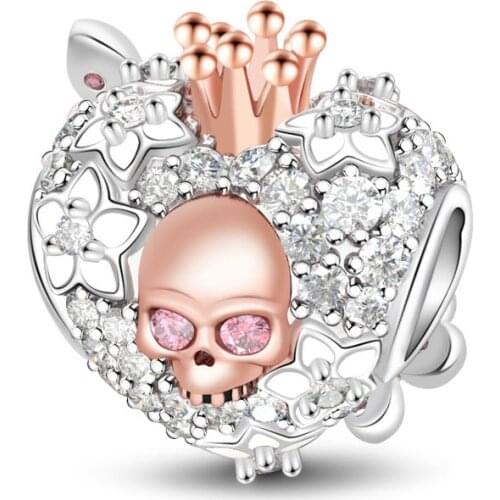 New 925 Silver White Daisy Flower Cat Butterfly Spider Pendant Charms DIY Fine Bead Fit Original Pandora Bracelet Jewelry Making