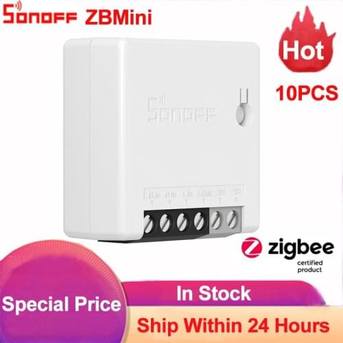 Sonoff ZBMINI Zigbee Mini DIY Smart Switch Smart Home Remote Control Two Way Switch Via Ewelink Sonoff Zigbee Bridge Gateway Hub