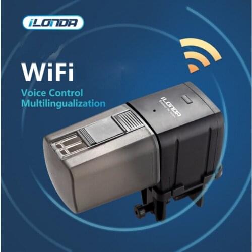 WIFI Smart Electrical Plastic Fish Timer Feeder Auto Fish feeder Home Aquarium Food Feeding Portable Fish Feeder Tools