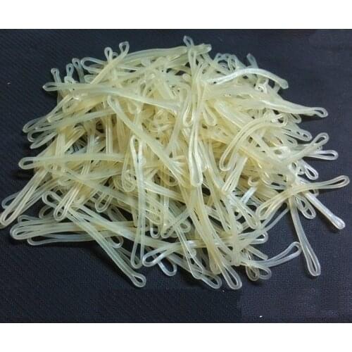 100pcs/pack wholesale High-Quality Office Latex Loop Rubber Bands Strong Elastic Hair Band Loop Office Supplies Free shipping