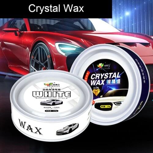 120g Universal Crystal Car Wax for Auto Paint Coating Polishing Automobile Care Detailing Exterior Protection Accessories