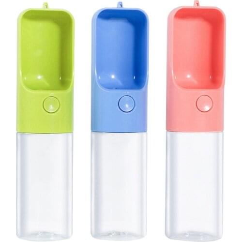 450ml Dog Water Bottle for Outdoor Walking and Hiking Portable Cats Travel Water Drink Cup with Bowl Dispenser for Pets #81