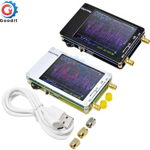 2.8 inch LCD Display NanoVNA Nano VNA Vector Network Analyzer Antenna Analyzer Standing Wave MF HF VHF UHF Genius 50KHz-300MHz