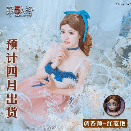 Anime! Identity V Vera Nair HongLingYan Lolita Dress Lovely Uniform Cosplay Costume Halloween Carnival Party Suit Women 2021 NEW