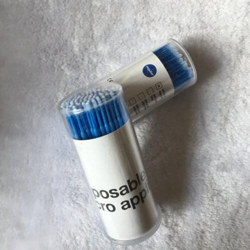 200pcs Disposable Micro Brushes Applicators for Eyelashes Extensions Lint-free