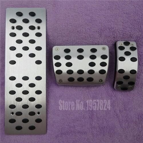 DEE Car Accessories For Audi Q5 A4 A5 A6 A8 AT Accelerator Fuel Brake Foot Rest AT Pedal Plate,Auto Styling Footrest Pad Sticker