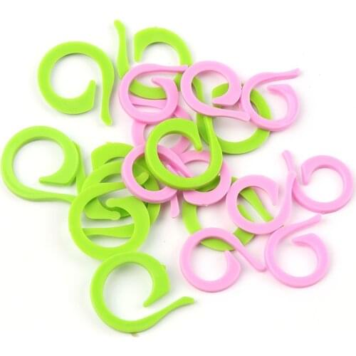 20Pcs Randomly Colorful Plastic Safty Pins Sweater Mark Buckle Needle Knit Dedicated Baby Yarn DIY Weaving Tools Decorations