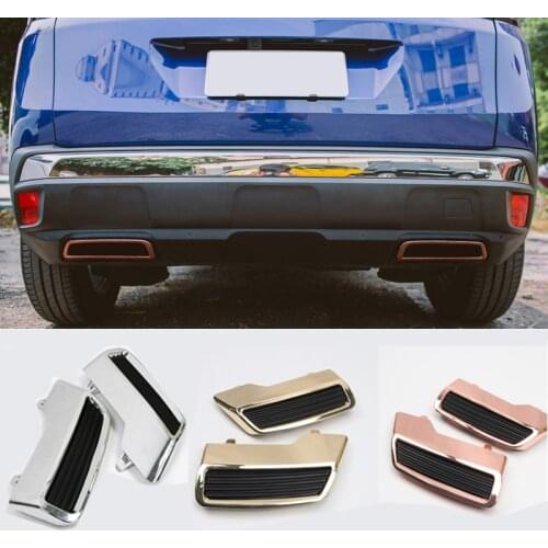 For Peugeot 3008 Allure Active 5008 2017-2020 Personalized Colorful Rear Exhaust Muffler Output Replacement Kit Car Styling