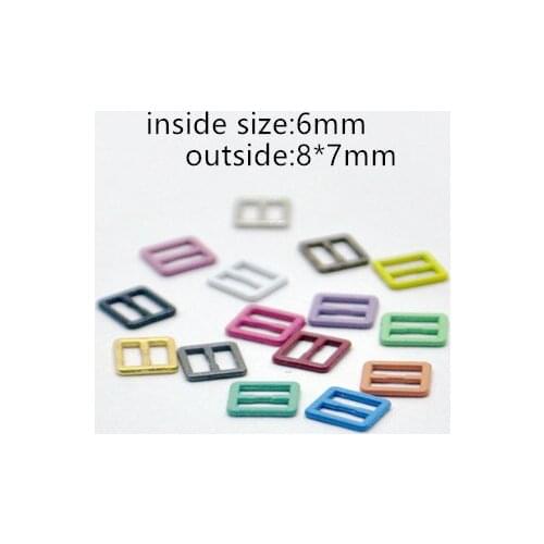 20pcs/lot Blyth doll Tri-glide buckles doll clothes DIY handmade mini doll belt buckle 6MM DIY blyth clothing accessories