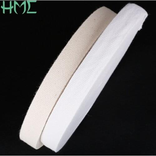 1/1.5/2/2.5/3/3.5/4/5cm 100% cotton ribbon webbing herring bonebinding tape lace trimming for packing Sewing accessories DIY