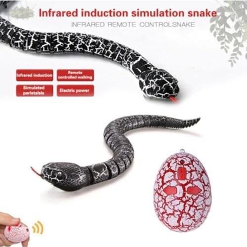 Fashion Novelty Rc Snake Model Rc Multicolor Interest Cultivation Prank Simulation Snake