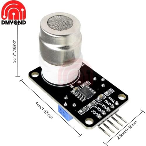 MG811 Carbon Dioxide Sensor Module CO2 Sensor Gas Sensor Module DC 6V LM393 Carbon Dioxide Gas Sensor Probe for Home CO2 Test