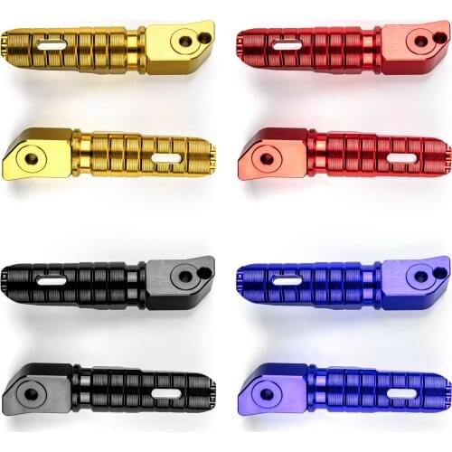 Topteng Motorcycle CNC Rear Footrest Footpegs For HONDA CB125R CB250R CB300R CBR250RR CBR600RR Aluminum Motorbike Covers