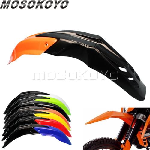 Off Road MX Enduro Motocross Front Fender Orange Mudguard for EXC XC XCF XCW SX SXF SMR Dirt Bike Mud Guards