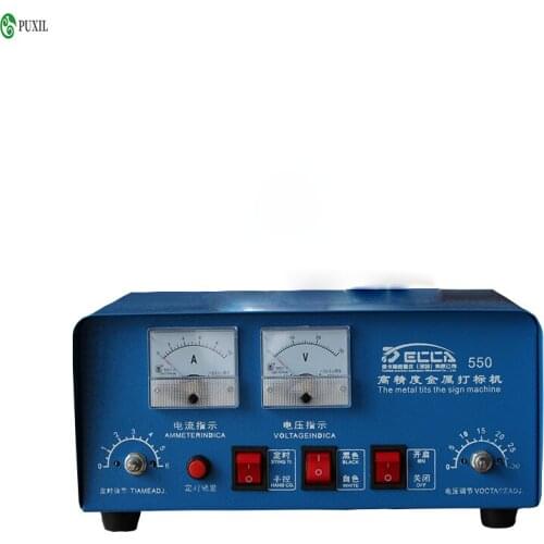 Portable Electrochemical Metal Nameplate Alloy Printer Electric Stainless Steel Kitchen Tool Marking Machine