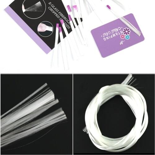 Professional Silk Fiberglass Nail Form 1m/1.5m/2m Nail Art Fiberglass Tips Extension Gel Nail Accessory Glass Set