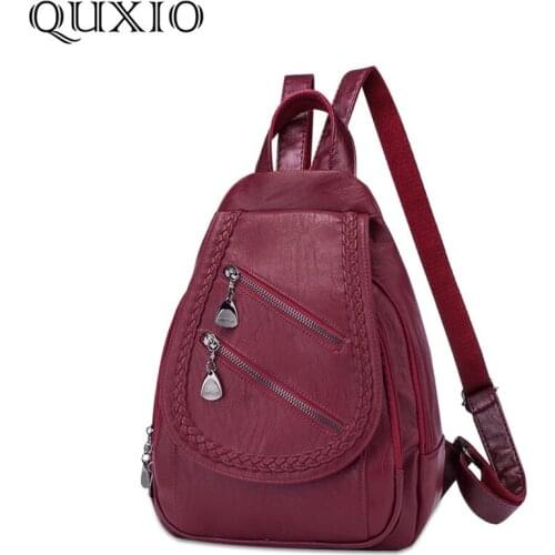 QUXIO Women's Red Backpacks