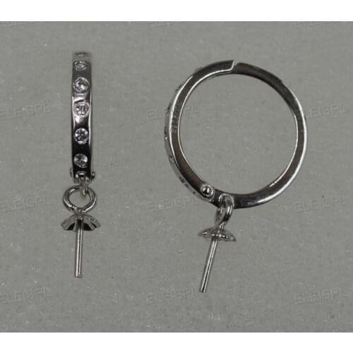 925 sterling silver circle clasp hook Free shipping