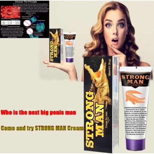 StrongMan Penis-Enlargement-Cream 50ml pills Erection-Products Herbal Increase Men Aphrodisiac Big Dick male enhancement herbal