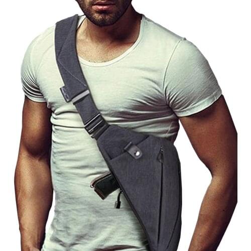 Outdoor Shoulder Chest Bag Tactical Army Bag Concealed Tactical Gun Bag Left Right Shoulder Holster Pistol Pouch Hunting Pack