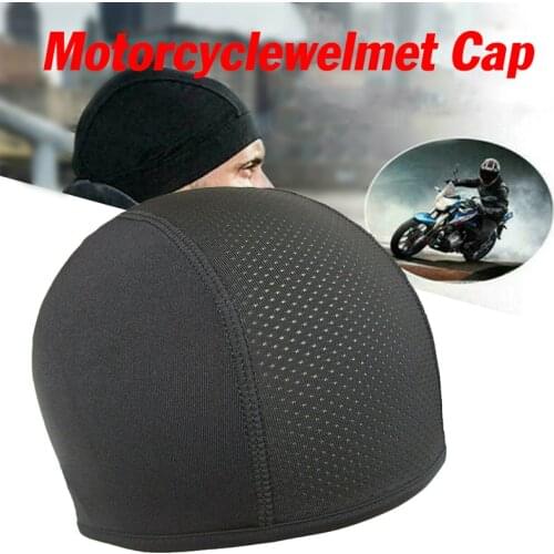 Motorcycle Helmet Inner Cap Hat Quick Dry Breathable Hat Racing Cap Under Helmet Beanie Cap Motocross Motor Helmet Hat Helmets