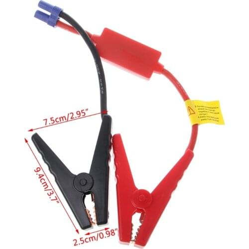 X7AE Emergency Lead Cable Battery Alligator Clamp Clip For Car Jump Starter 12V