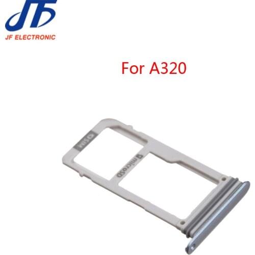 10pcs/lot Single Dual SIM Card Tray Slot Micro SD Card Holder Adapter For Samsung Galaxy A3 A320 2017 sim tray