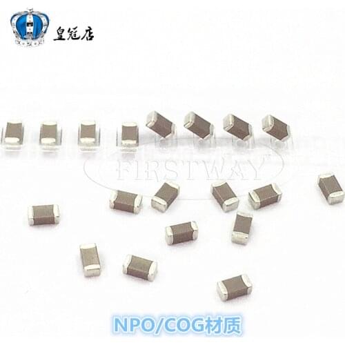 100pcs/1206 5PF 1KV 1000V NPO COG J=5