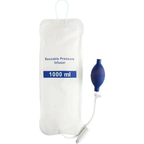 1000Ml Reusable Pressure Infusion Bag with Pressure Display Medical Infusion Pump Pressure Bag