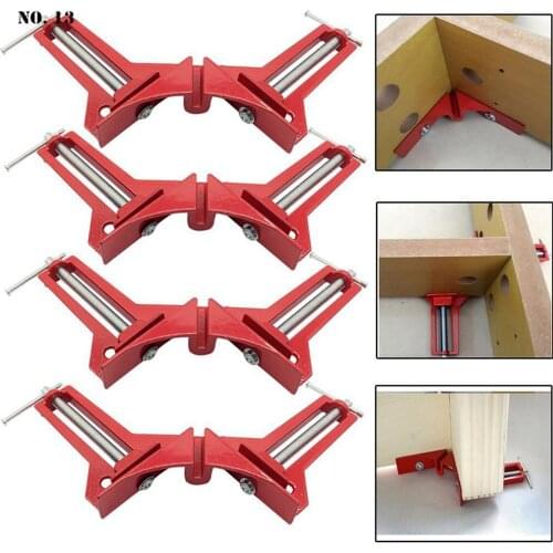 4Pcs Multifunction 90 Degree Right Angle Clip Picture Frame Corner Clamp 100MM Mitre Clamps Corner Holder Woodworking Tool