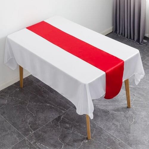 5pcs/lot Nordic Style Table Runner Bath Center Hotel Wedding Tablecloth Christmas Decorations Solid Color Silk Tea Tables Mat