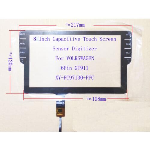 8 Inch 9 Inch Capacitive Touch Screen Digitizer Sensor Volkswagen Honda Toyota Benz GT911 6Pin XY-PG7130-FPC-A1X XY-PG9020-FPC