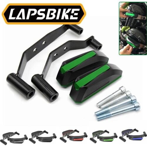 Motorcycle accessories For Kawasaki Z900 2017 2018 Falling Protectors CNC Aluminum Frame Slider Anti Crash Cap Engine protection
