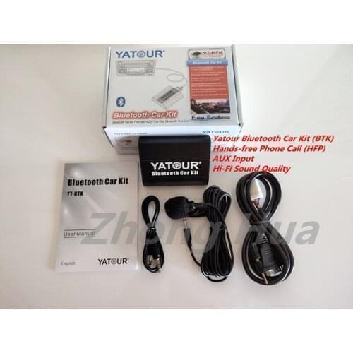 Yatour YTBTK handsfree bluetooth AUX car kit for Mazda 2 3 6 CX7 RX8 MPV Car Mp3 Player AUX Audio Digital Music Changer