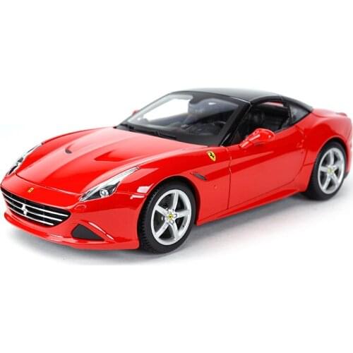 Bburago 1:18 California T Closed Top Sports Car Static Simulation Die Cast Vehicles Collectible Model Car Toys